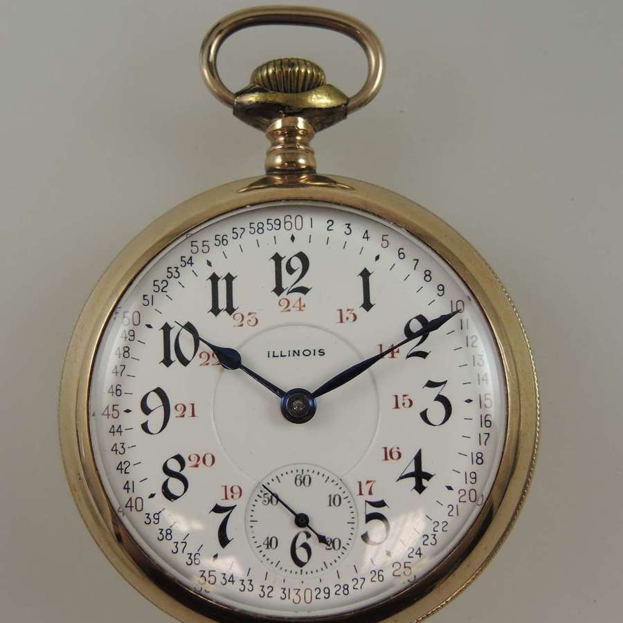 18 size 23 Jewel Illinois Bunn Special pocket watch c1913
