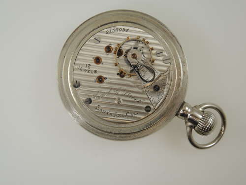 18s 17J Private label Illinois pocket watch c1909