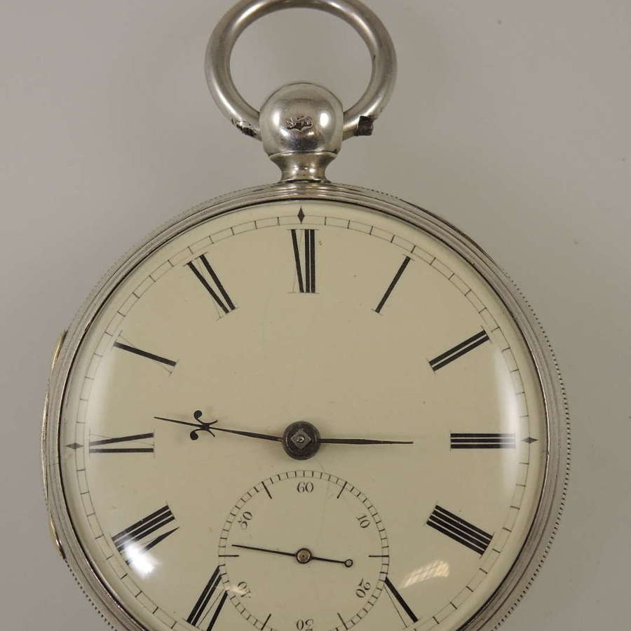 English silver LIVERPOOL Windows fusee watch by Litherland c1839