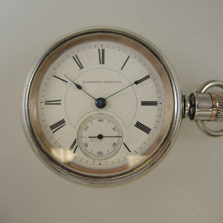 18 size 15 Jewel Hampden pocket watch c1885