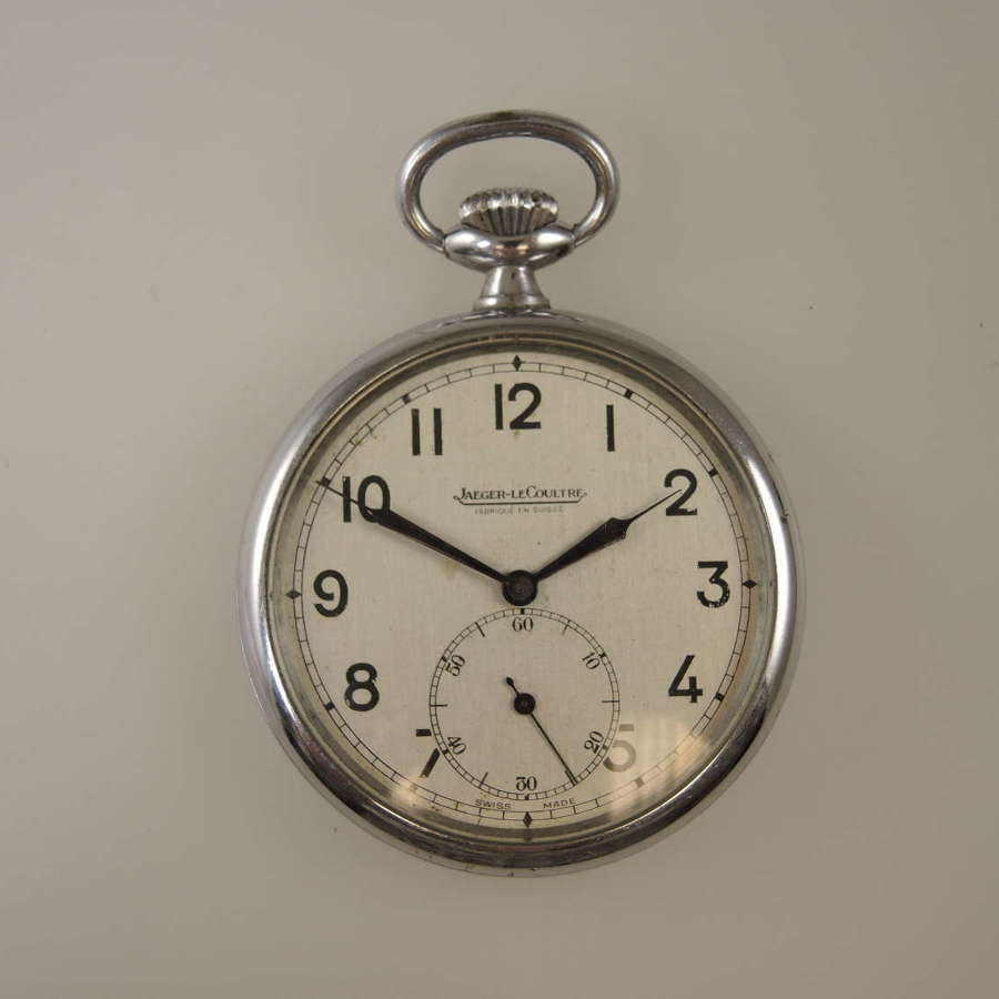 Stylish Jaeger-Le-Coultre pocket watch c1940