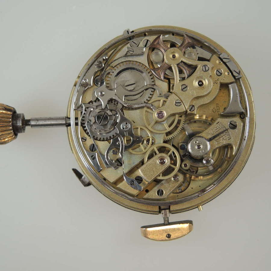 Good Swiss Repeater chronograph movement. c1900