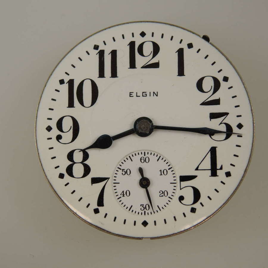 16 size 17 Jewel Elgin pocket watch movement c1920