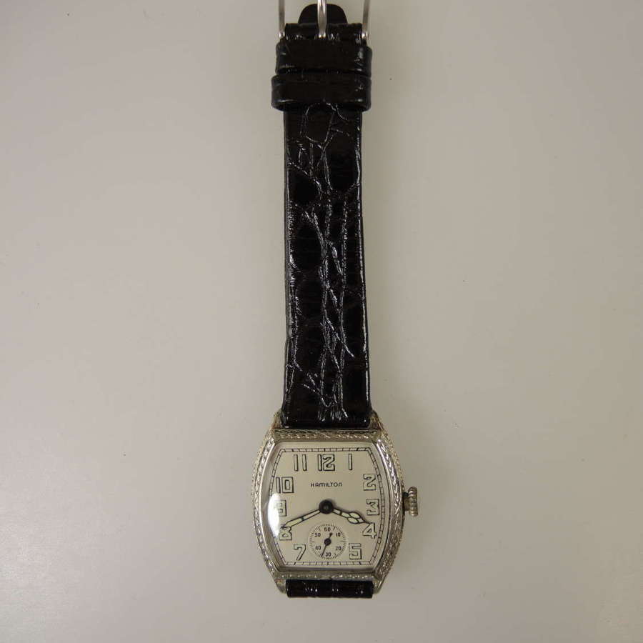 Stylish 17 Jewel Hamilton Wrist Watch c1927