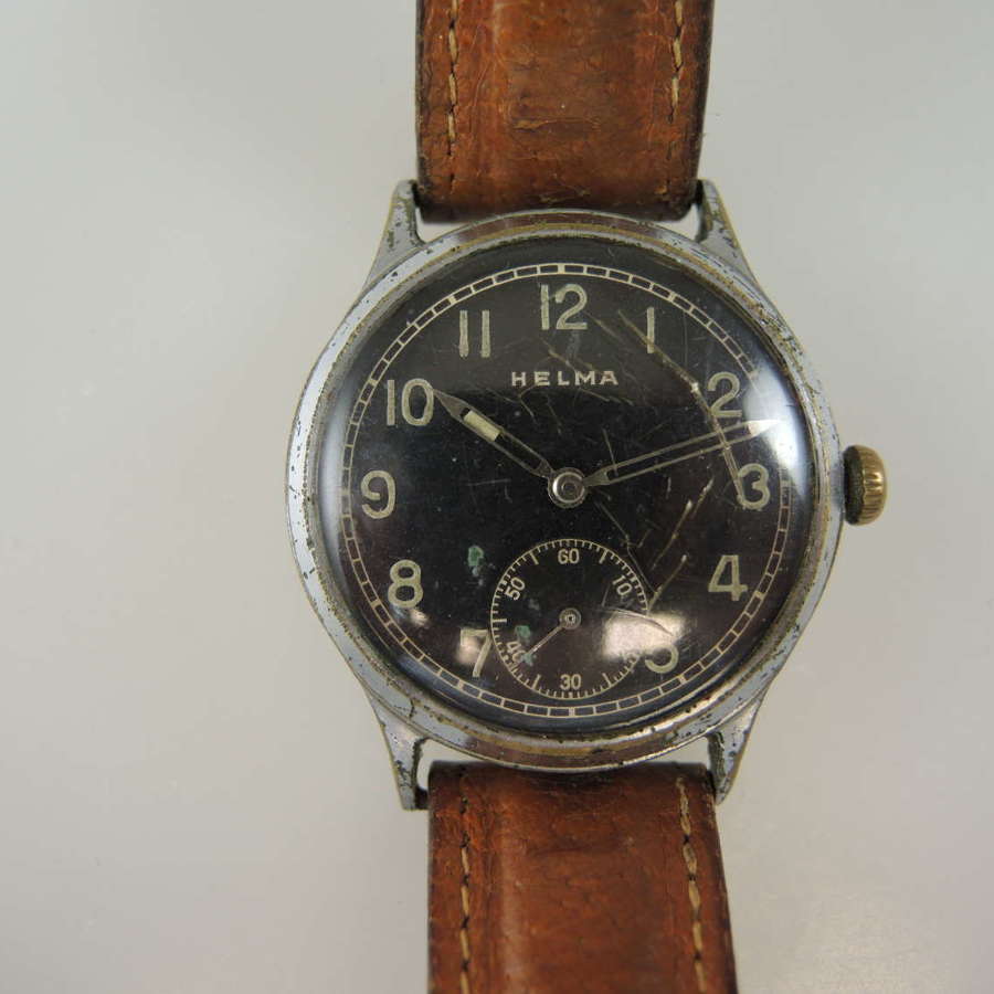 German WW2 military wrist watch by Helma c1940