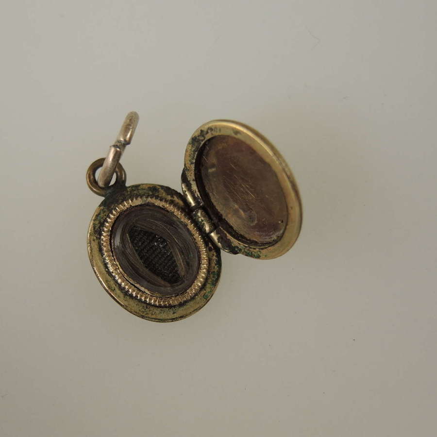 Miniature Victorian locket fob c1890