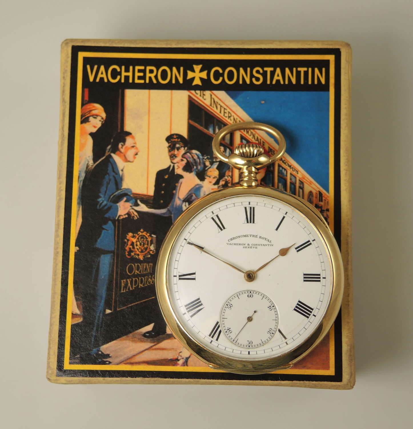 Genuine 18K gold Vacheron & Constantin Chronometre Royal c1915