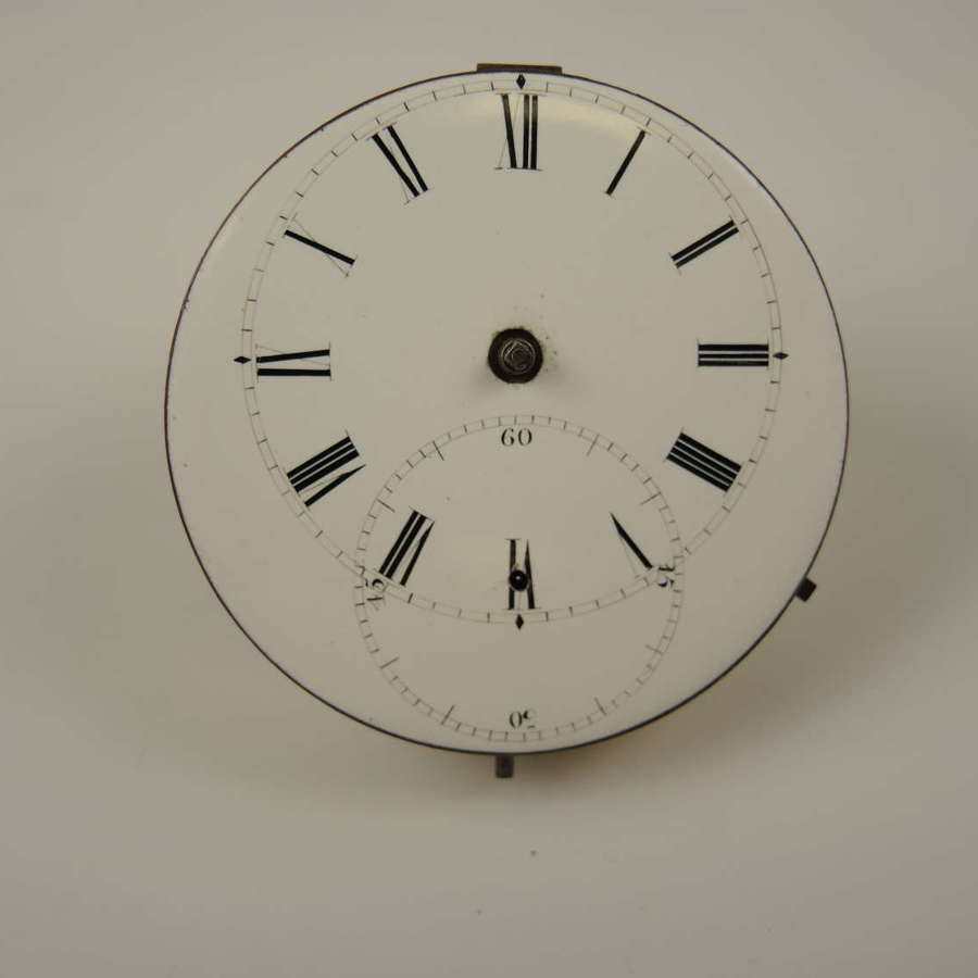 Rare Regulator dial verge. Atwood, London c1810