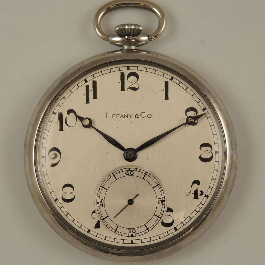 Genuine vintage TIFFANY IWC International Watch Co pocket watch c1919