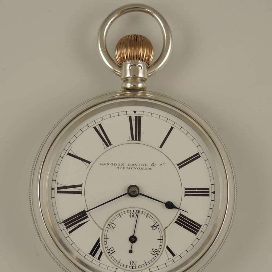 16 size 15 Jewel Waltham Riverside pocket watch c1893