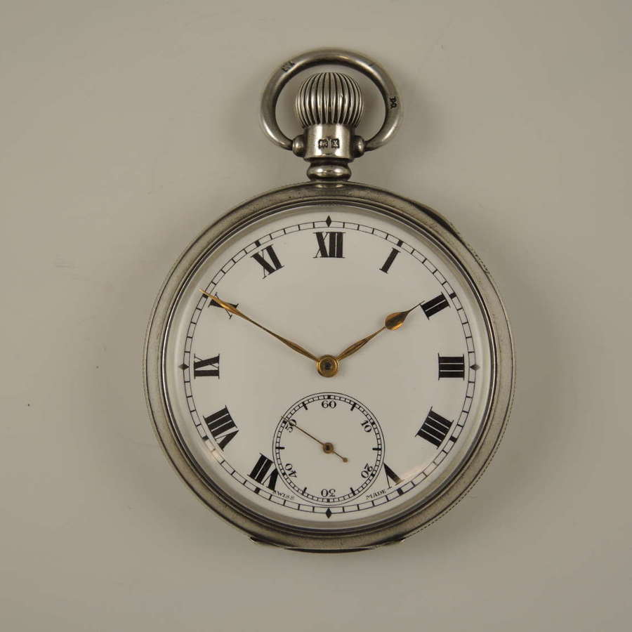 Vintage silver pocket watch c1922