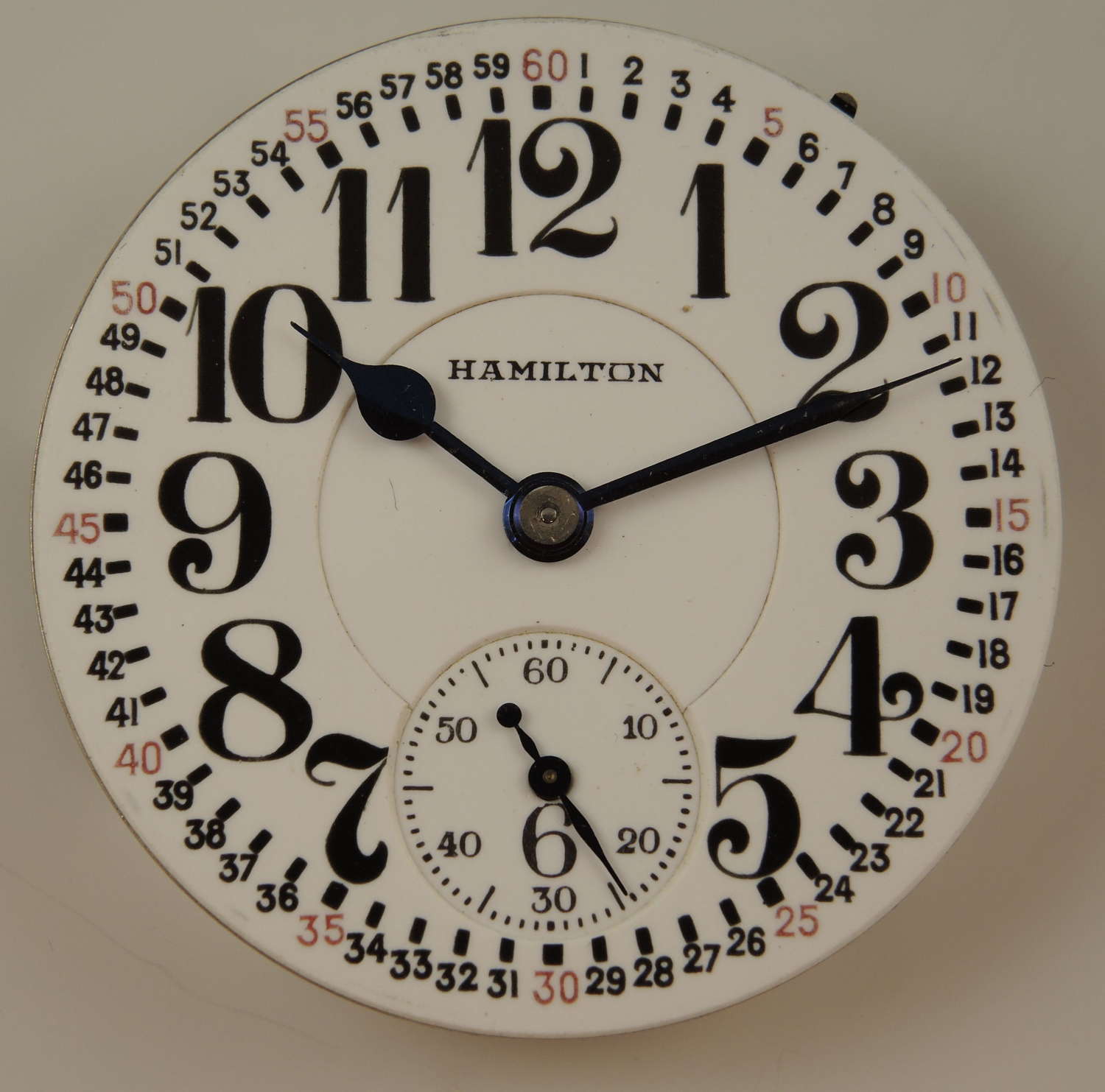 MINT 16s 21J Hamilton 992E pocket watch movement c1938