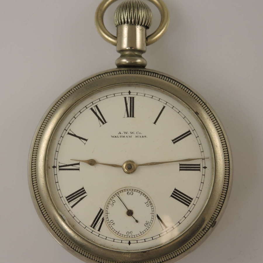 Large 18s 17J Waltham Appleton Tracy & Co pocket watch c1892