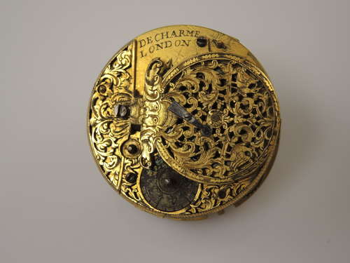 Early verge pocket watch movement. By DeCHARME, London c1690