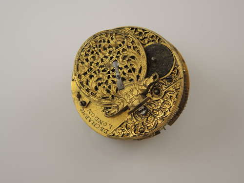 Early verge pocket watch movement. By DeCHARME, London c1690