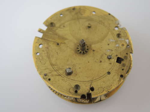 Early verge pocket watch movement. By DeCHARME, London c1690