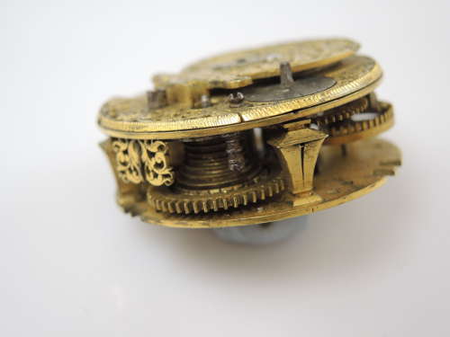 Early verge pocket watch movement. By DeCHARME, London c1690