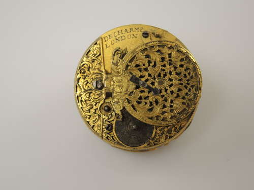 Early verge pocket watch movement. By DeCHARME, London c1690
