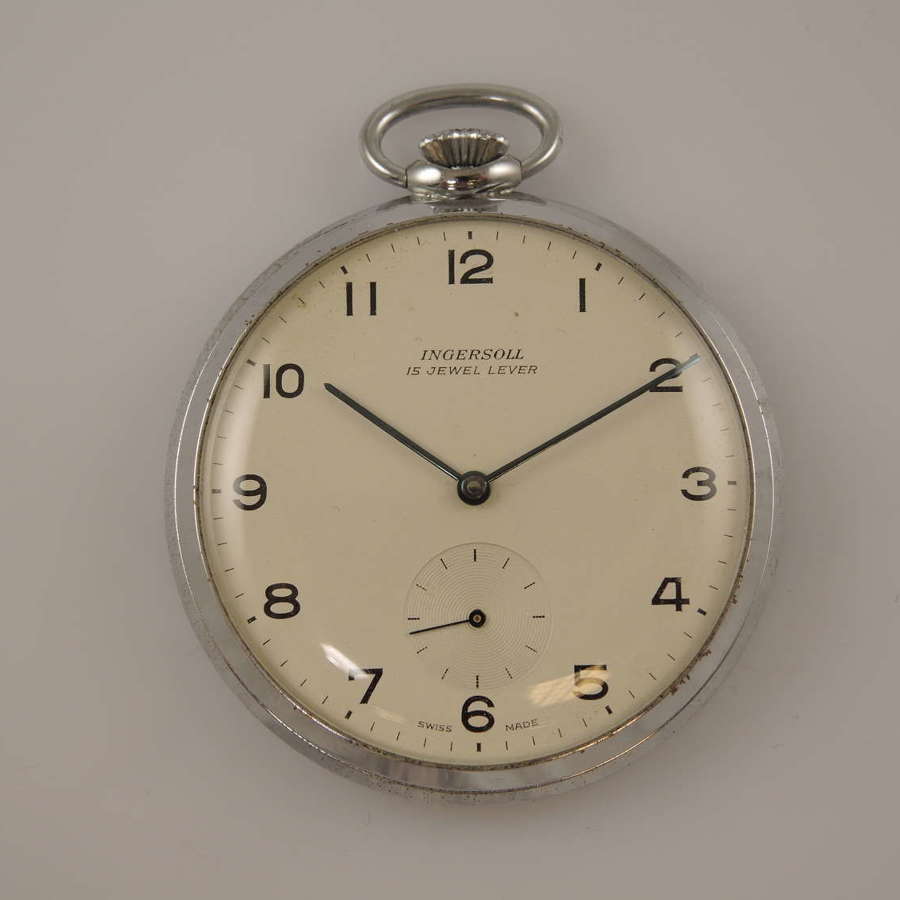 Classic vintage Ingersoll pocket watch c1950