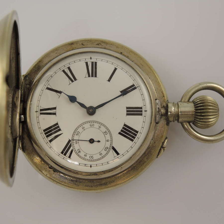 Victorian Railway Regulator hunter pocket watch c1890