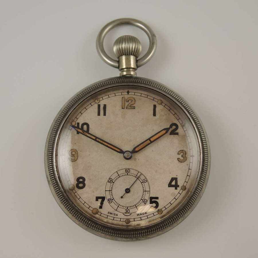 Military pocket watch by Bravingtons c1940