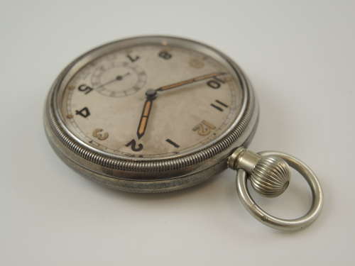Military pocket watch by Bravingtons c1940