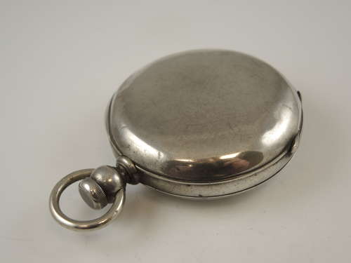 18 size 3 oz coin silver Elgin full hunter pocket watch c1874