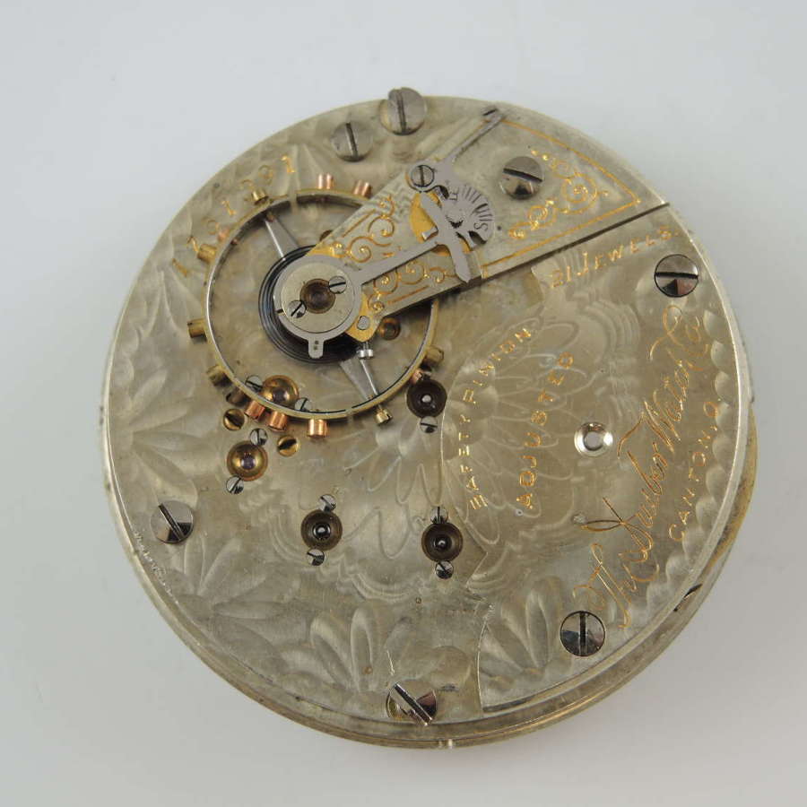 18 size 21 Jewel The Dueber Watch pocket watch movement c1902