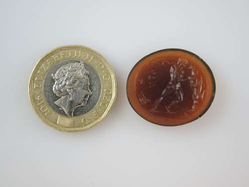 Classical antiquity intaglio of Hercules c1810
