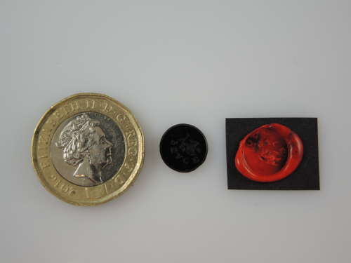Unmounted stone with PEACE and dove Intaglio c1810