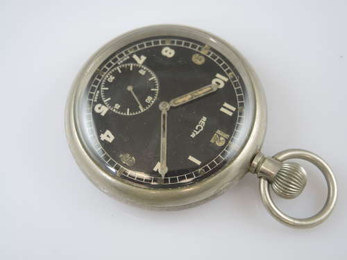 British WWII military pocket watch by Recta c1940