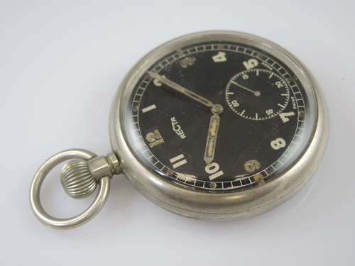 British WWII military pocket watch by Recta c1940