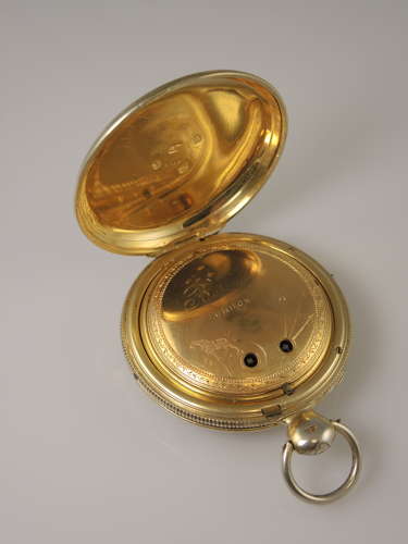 Rare silver half hunter by Barwise with a Pirouette escapement c1814