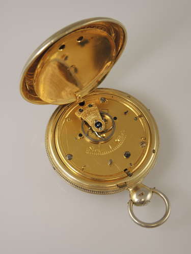 Rare silver half hunter by Barwise with a Pirouette escapement c1814