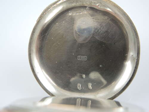 Vintage silver Jump Digital pocket watch c1910