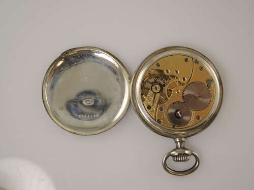 Vintage silver pocket watch by Badollet c1910