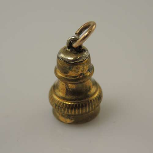 Victorian gilt and stone set fob c1850