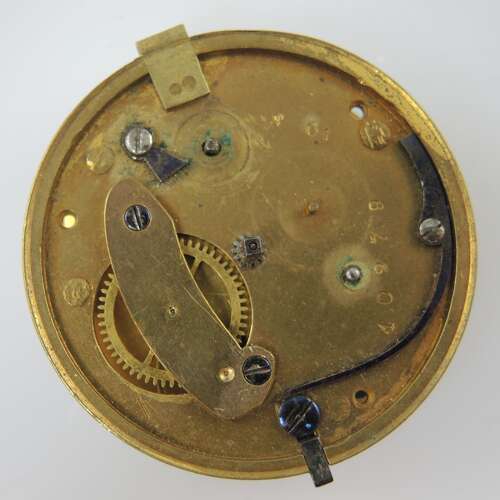 Georgian verge fusee pocket watch movement. Davies, Brecon c1820