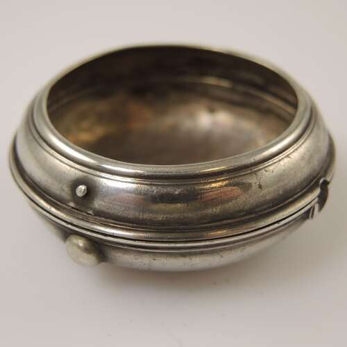 Small English silver outer case for a pair case c1800