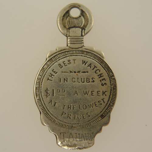 Steel pocket watch case opener. Keystone watch club c1910