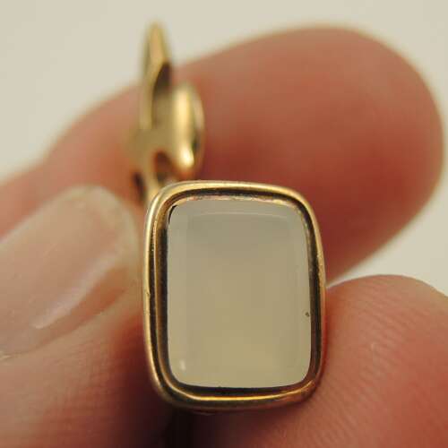 Solid 15K Gold AXE and FIST shaped pocket watch key c1820