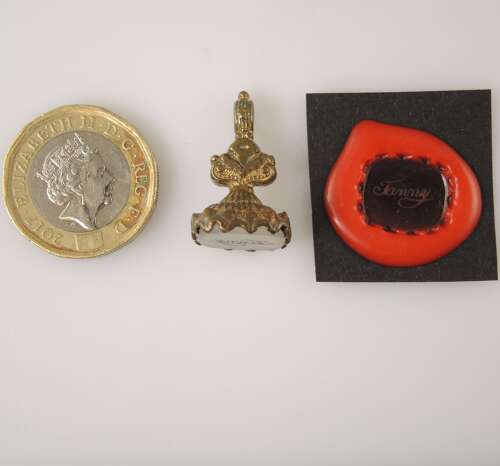 Georgian gilt Seal with “Fanny” intaglio 1780
