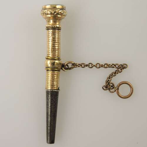 Gilt Turquoise Set BREGUET pocket watch key c1820