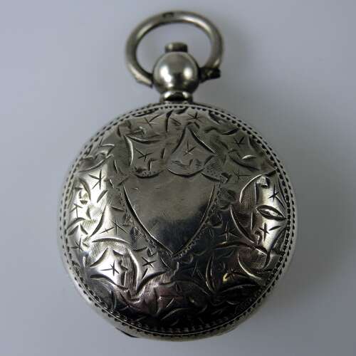 Antique English silver sovereign case Birmingham 1906