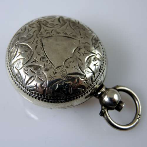 Antique English silver sovereign case Birmingham 1906