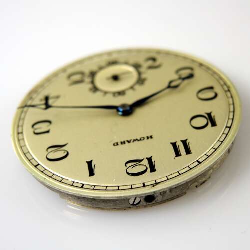 10s 21J E.Howard Keystone pocket watch series 14 movement c1920
