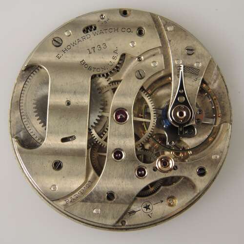 10s 21J E.Howard Keystone pocket watch series 14 movement c1920