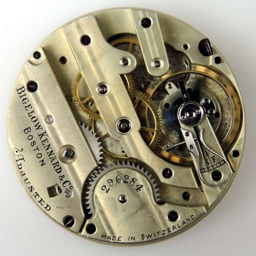 Unsigned VACHERON and CONSTANTIN. Bigelow Kennard & Co Movement c1890