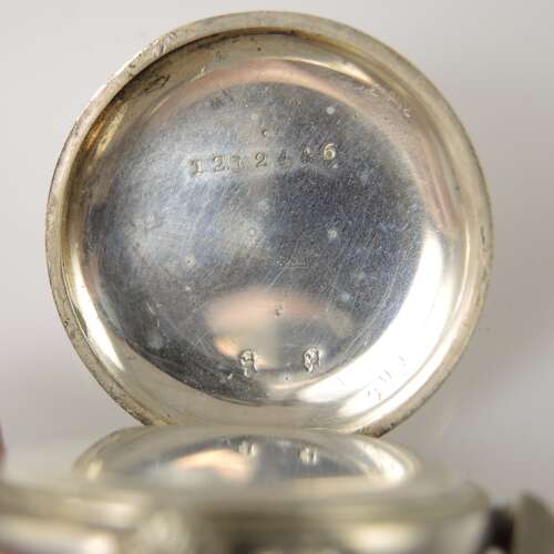 Unusual silver and enamel RED CROSS fob watch c1910